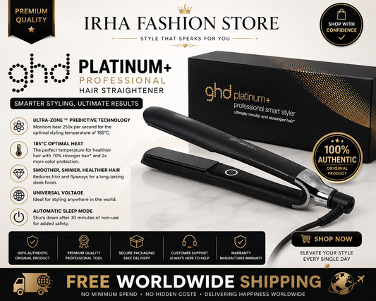 GHD Gold Platinum+ Professional Hair Straightener – Smart Predictive Heat Technology