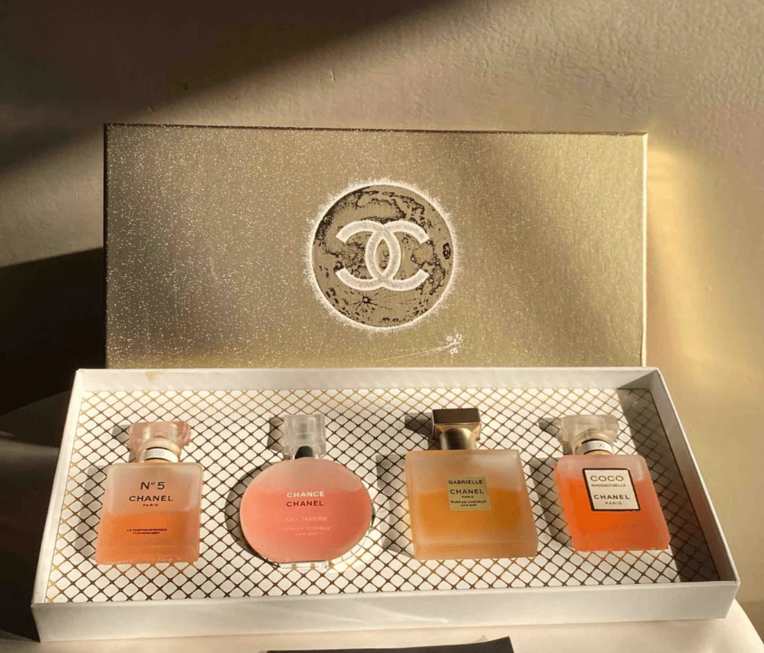 Chanel Mini Perfume Set – 4 Iconic Fragrances | Premium Gift Box