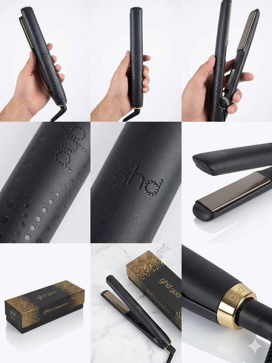 GHD Gold Platinum+ Professional Hair Straightener – Smart Predictive Heat Technology