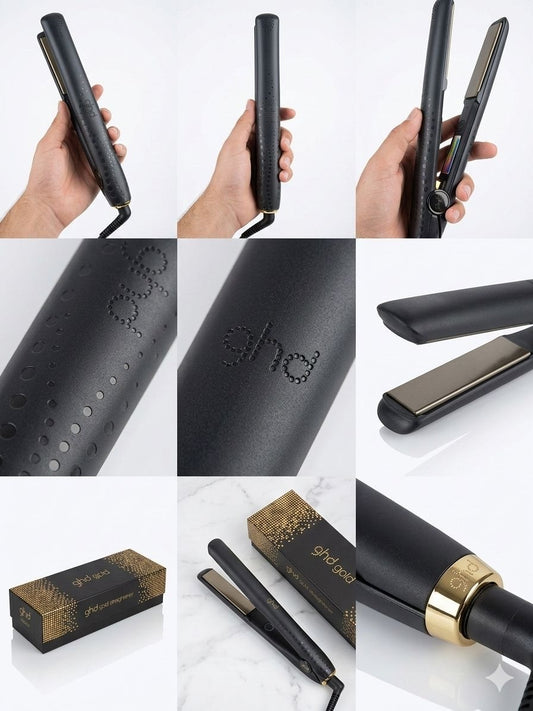 GHD Gold Platinum+ Professional Hair Straightener – Smart Predictive Heat Technology