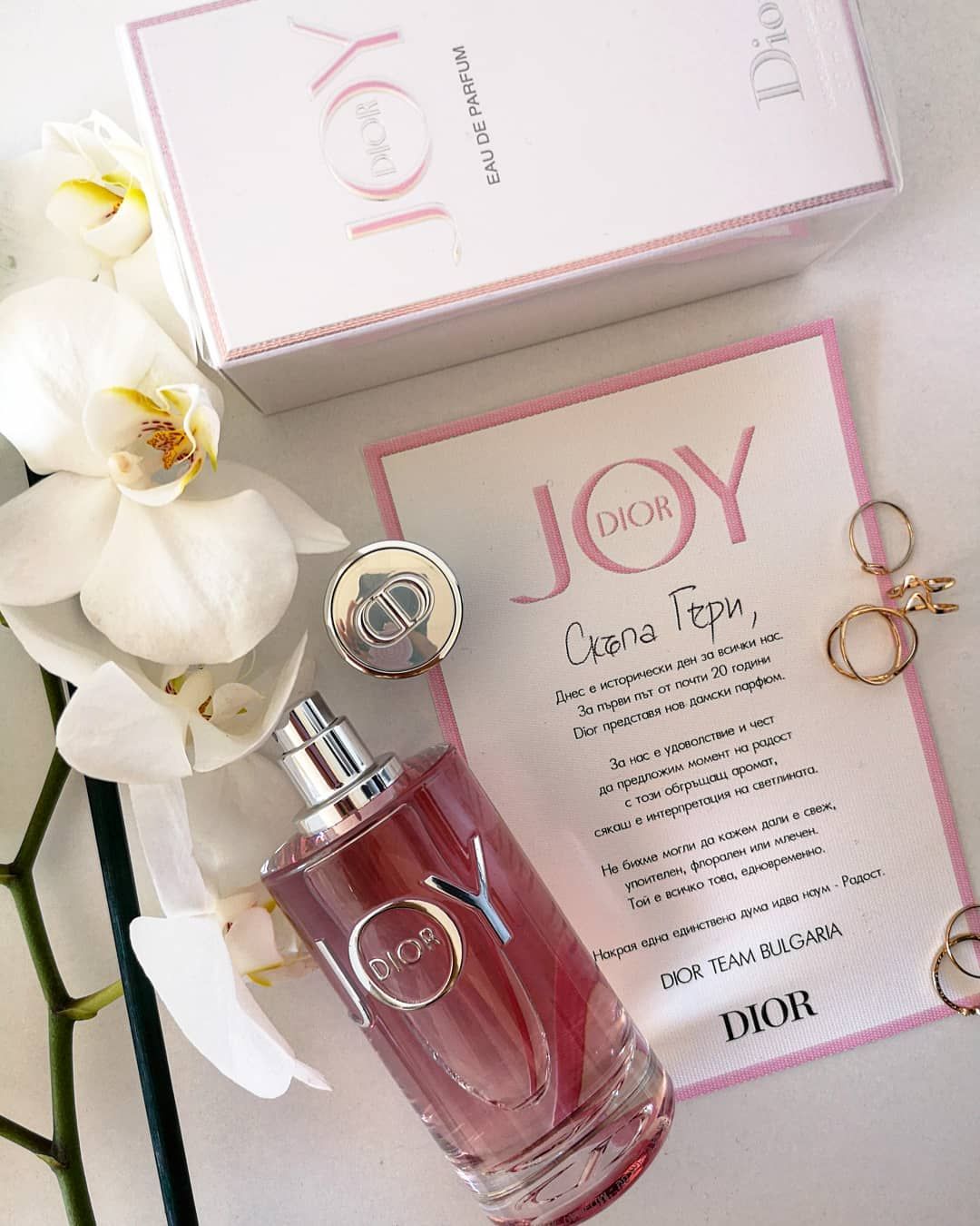 Joy by Dior Eau de Parfum 3.4 oz | Bright, Soft & Comforting Feminine Scent