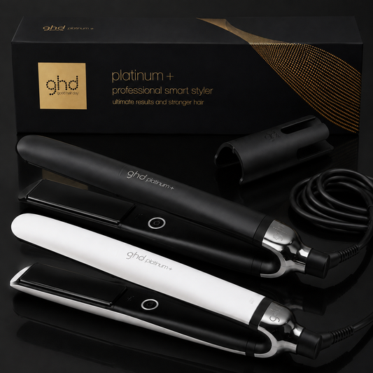 GHD Platinum+ Professional Smart Styler Hair Straightener – Black,White