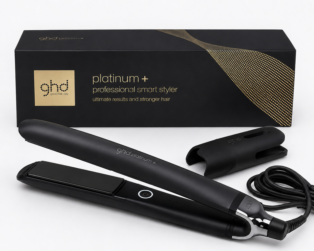 GHD Platinum+ Professional Smart Styler Hair Straightener – Black,White