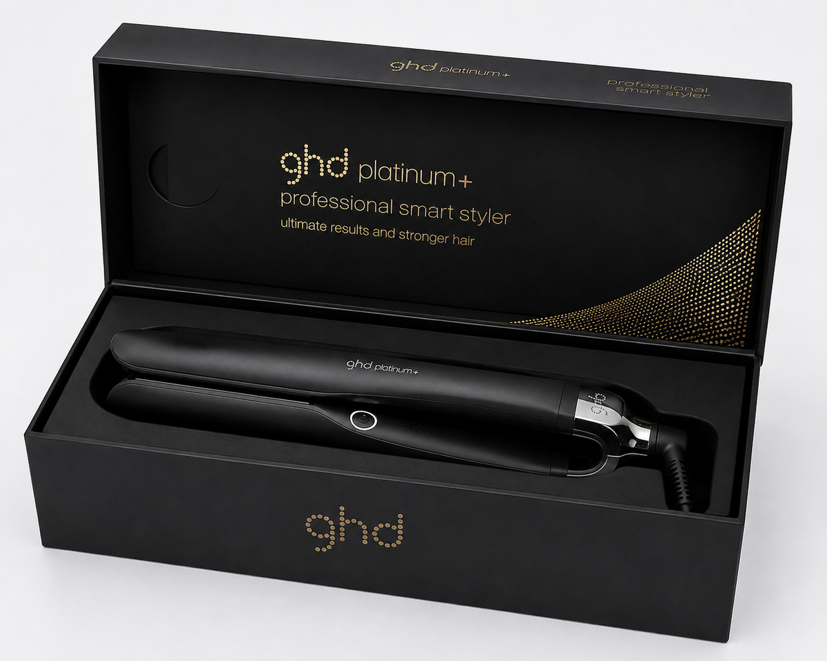 GHD Gold Platinum+ Professional Hair Straightener – Smart Predictive Heat Technology