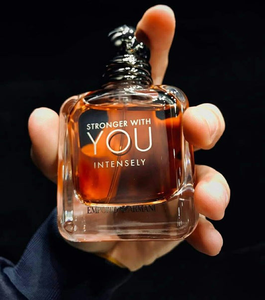 Armani Stronger With You Intense EDT 100ml Spray | Deep, Warm & Confident Masculine Scent