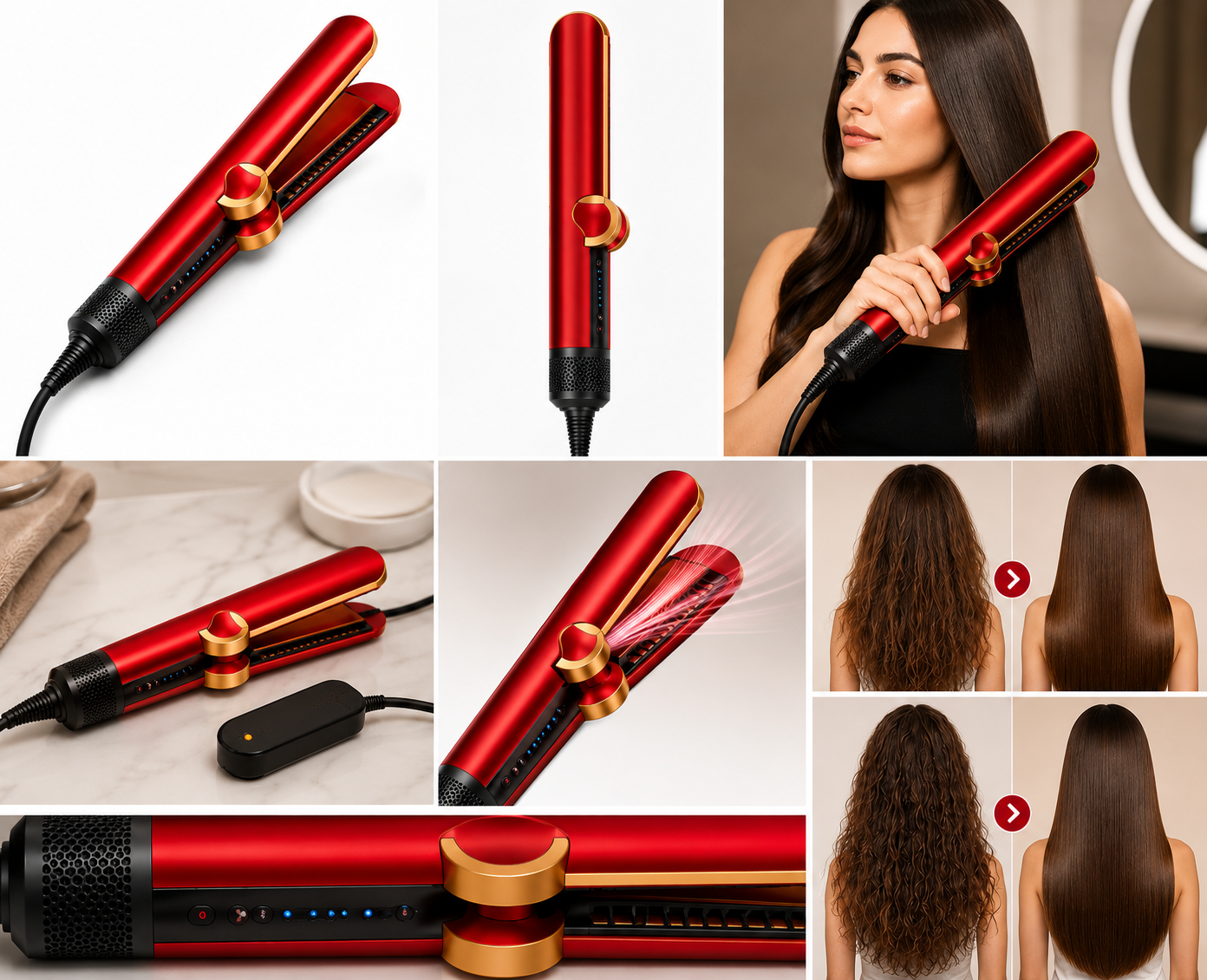 Dyson Airstrait™ Wet to Dry Hair Straightener – Fast Drying & Styling