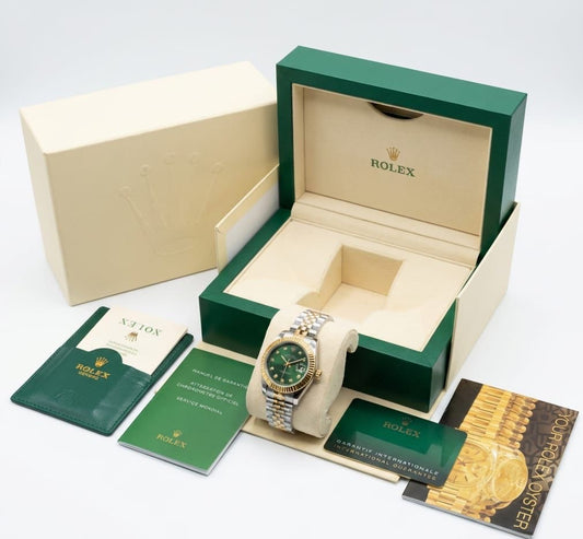 Rolex Ladies Luxury Datejust Style Two-Tone Fluted Bezel Watch