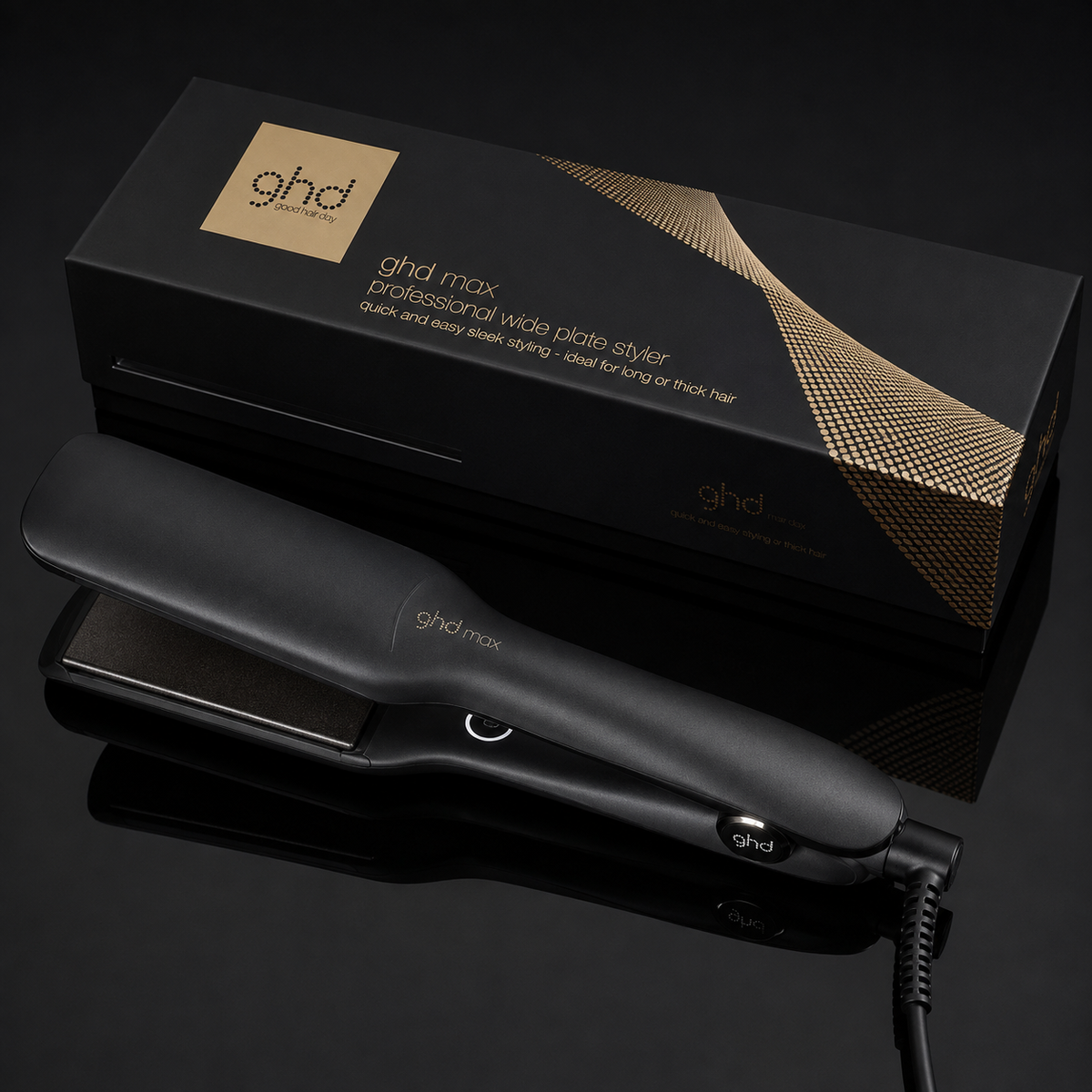 GHD Gold Platinum+ Professional Hair Straightener – Smart Predictive Heat Technology