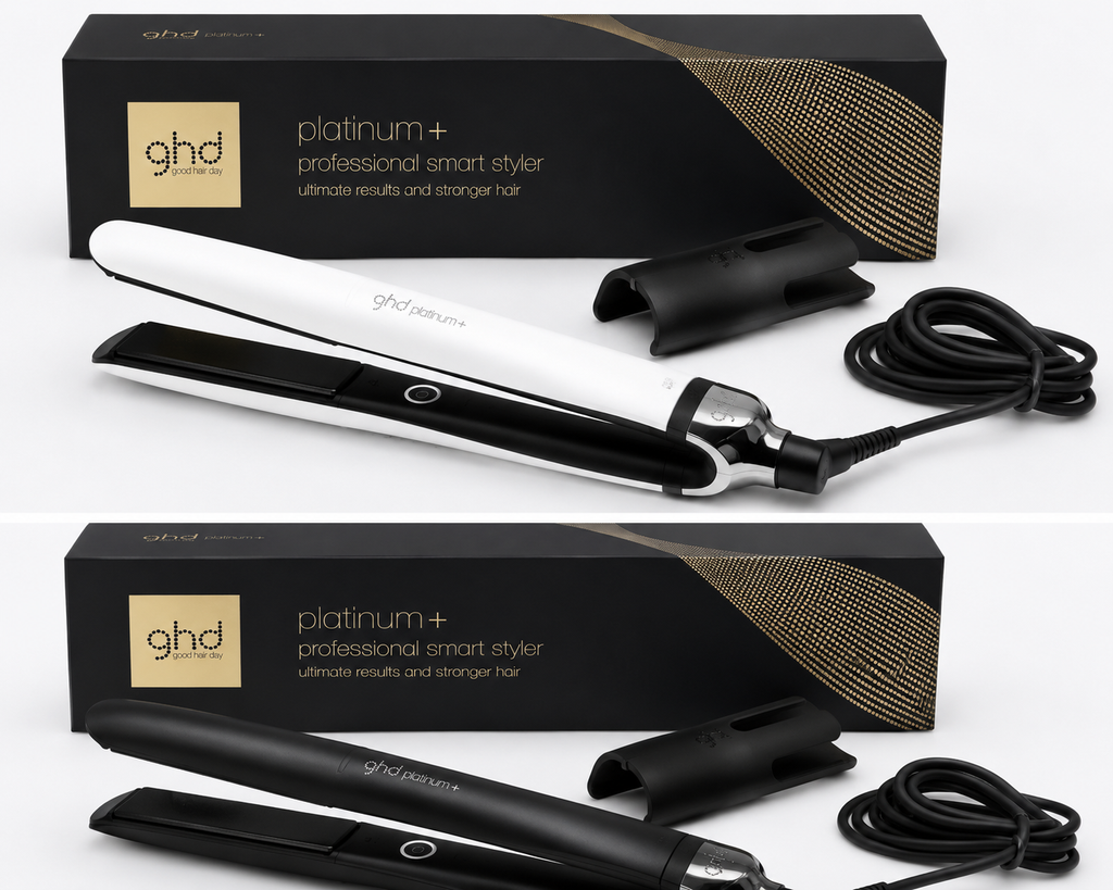 GHD Platinum+ Professional Smart Styler Hair Straightener – Black,White