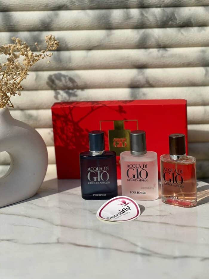 Giorgio Armani Acqua di Gio Gift Set 3×30ml | Fresh & Masculine Fragrances