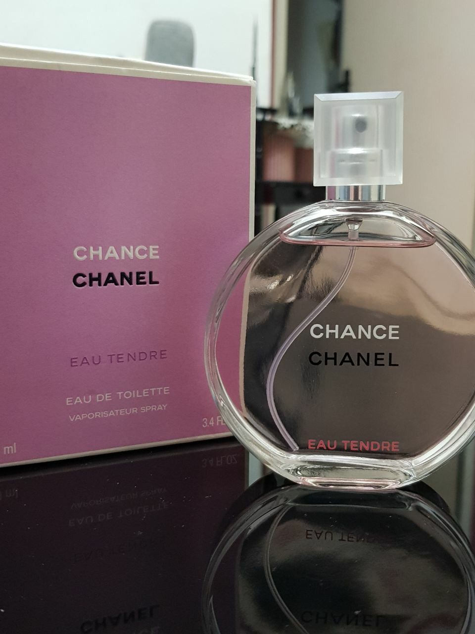 Chanel Chance Eau Tendre Eau de Toilette 3.4 oz | Soft, Fresh & Romantic