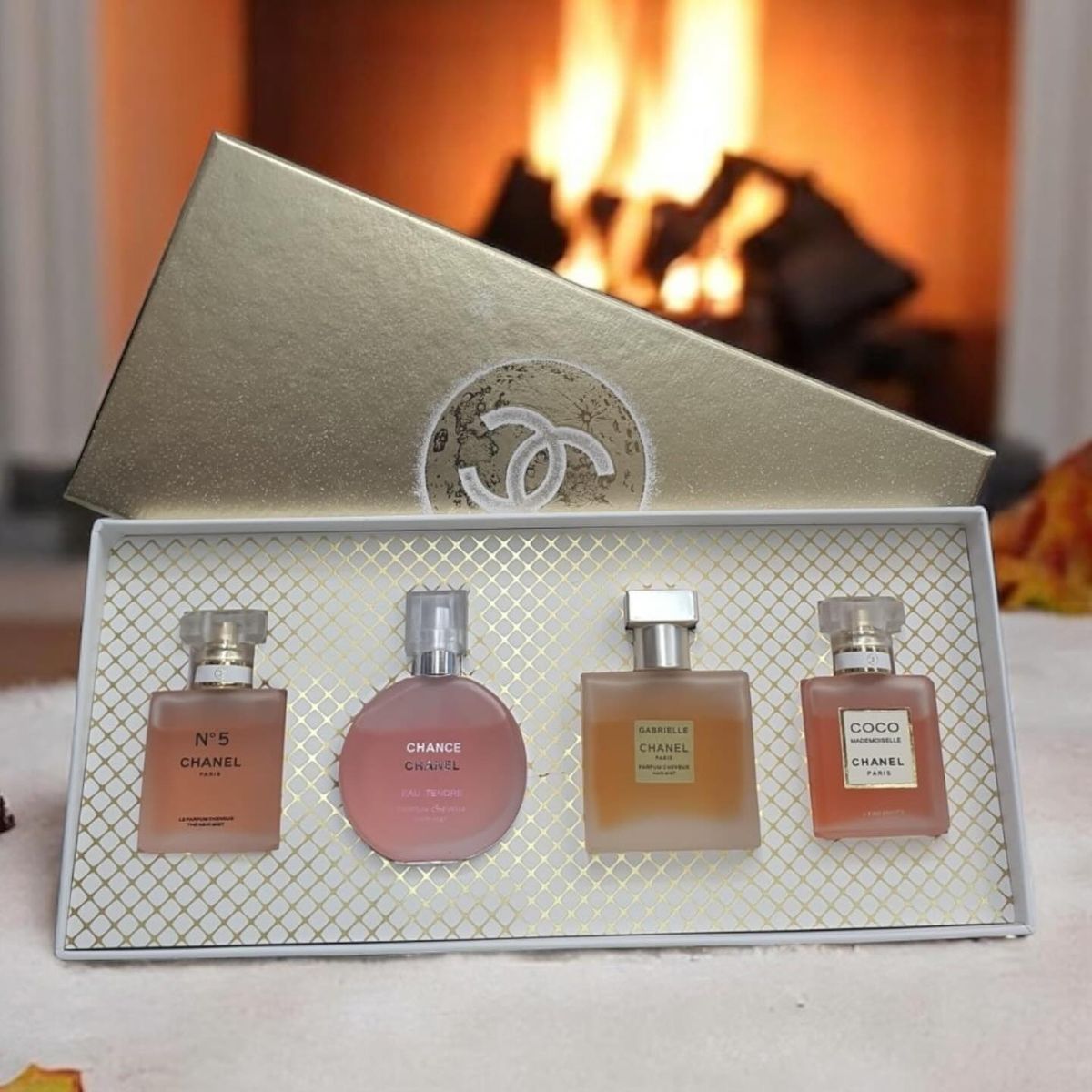 Chanel Mini Perfume Set – 4 Iconic Fragrances | Premium Gift Box