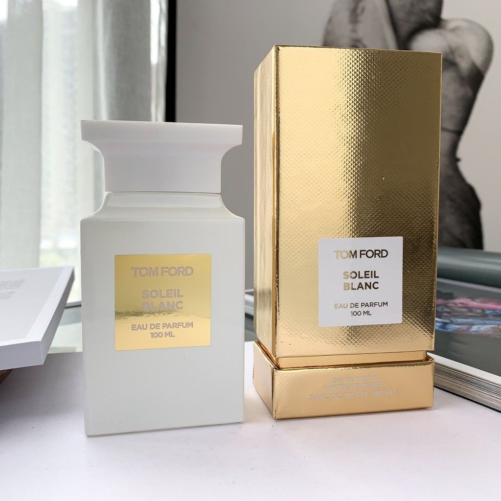 Tom Ford Soleil Blanc Eau de Parfum 100 ml — Warm, Solar & Luxurious Unisex Fragrance