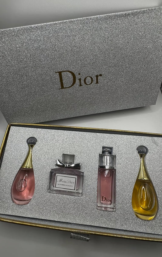 Dior Perfume 4-in-1 Gift Set | Luxury Women’s Fragrance Collection